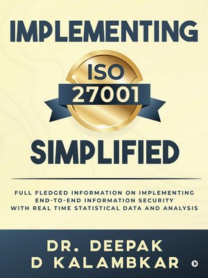 cover image of Implementing Iso 27001 Simplified